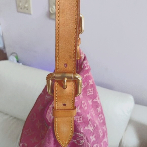 π―% Authentic Louis Vuitton Baggy gm in Pink Denim π - Picture 7 of 15
